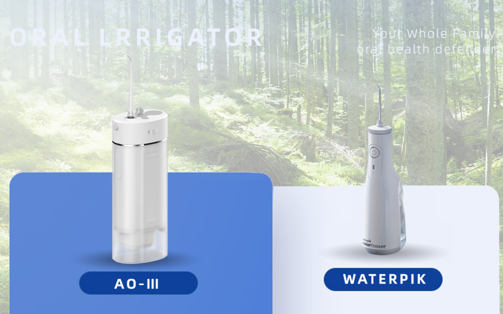 why the ozone oral irrigator reaches areas that the waterpik wate